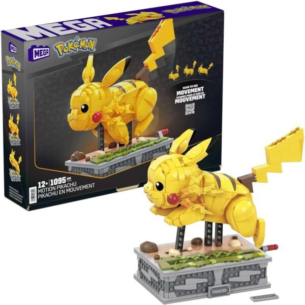 Tipo Lego Pokémon Pikachu 1092 Piezas, con Movimiento Mega