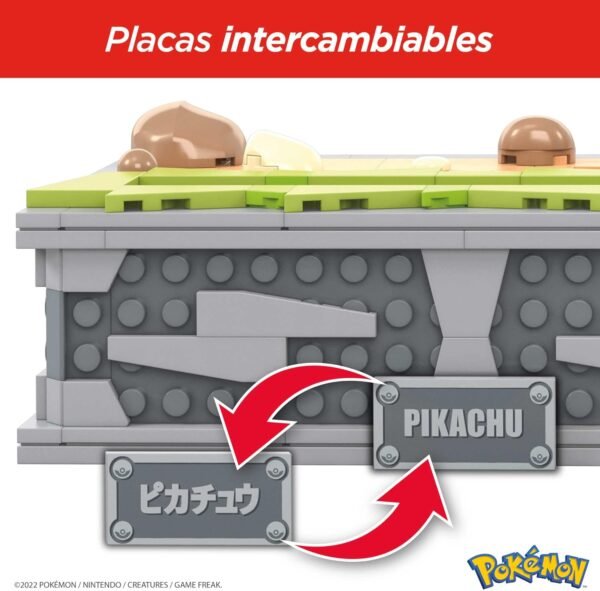 Tipo Lego Pokémon Pikachu 1092 Piezas, con Movimiento Mega