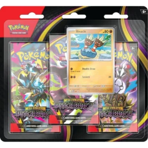 Pokémon TCG Mega Evolution-Pitch Black Blister 3 booster y promo (Español)