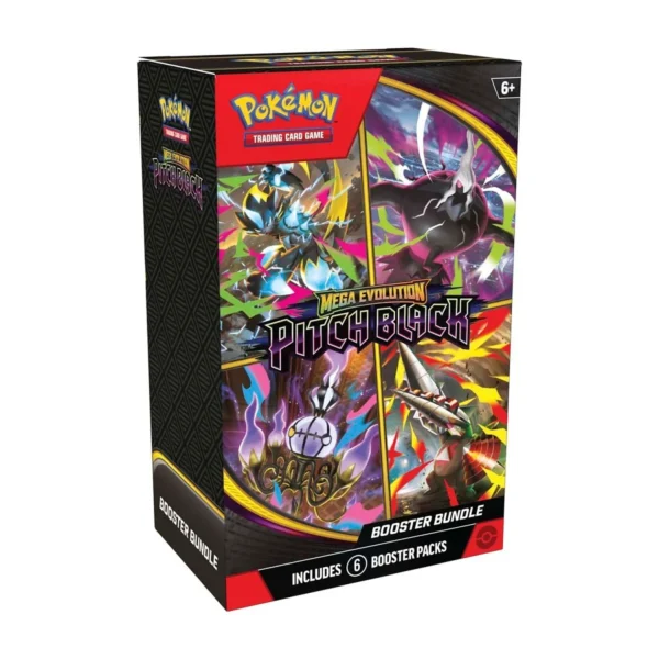 Pokémon TCG: Mega Evolution-Pitch Black Booster Bundle 6 Packs (Español)