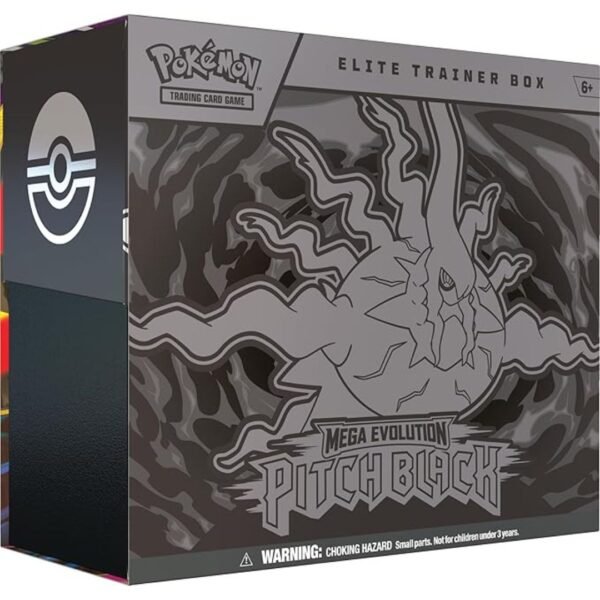 Pokémon TCG: Mega Evolution—Caja de entrenador Elite Pitch Black